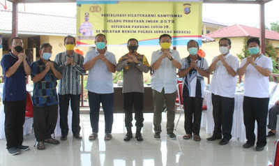 Jelang Imlek 12 Feb 2021, Kapolres Sergai Sosialisasi Kamtibmas Bersama Tokoh Etnis Tionghoa