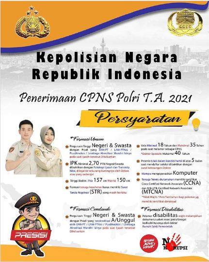 cpns polri 2021